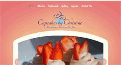 Desktop Screenshot of cupcakesbychristine.com